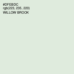 #DFEBDC - Willow Brook Color Image